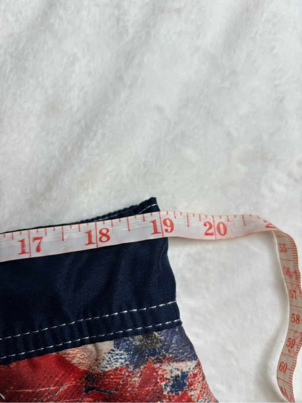 Bass Pro Shops Navy and White Swim Trunks with Logo